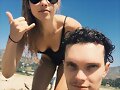 Claire Holt y Luke Baines