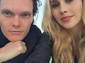 Claire Holt con su amigo Luke Baines