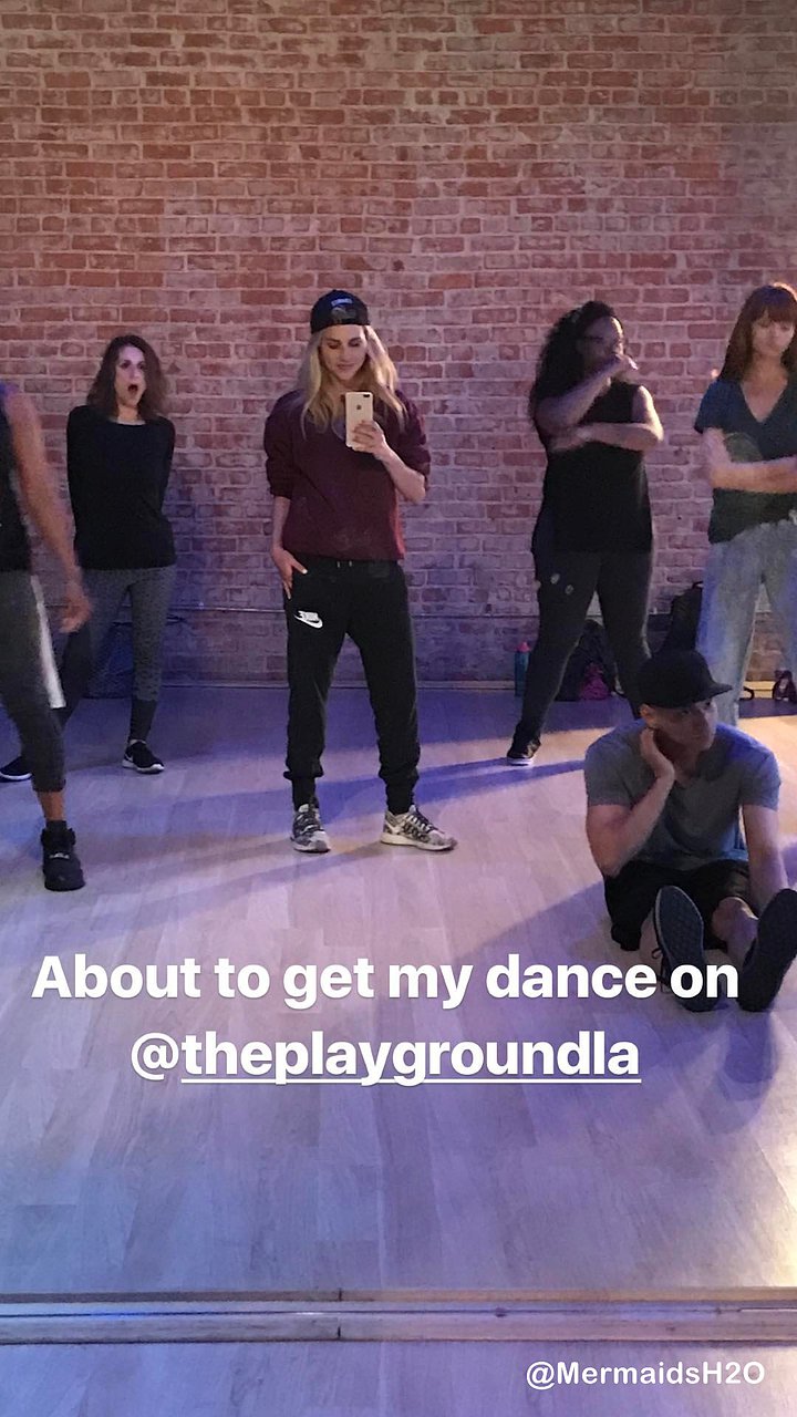 Claire Holt - Instagram Story April 2017
