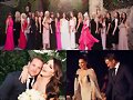 Claire Holt en la boda de una amiga