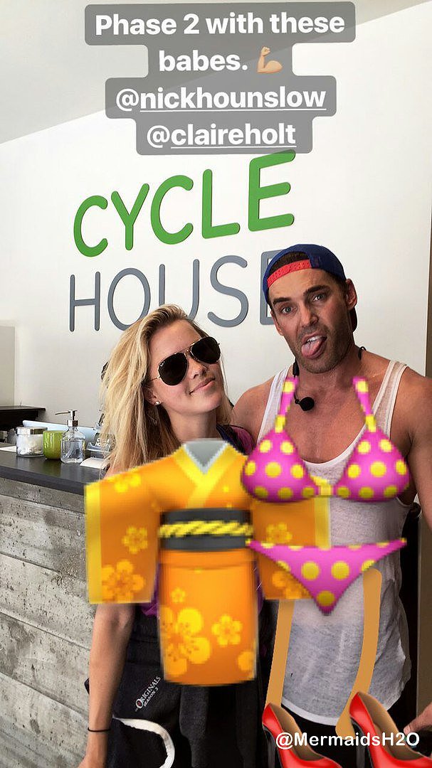 Claire Holt - Instagram Story May 2017