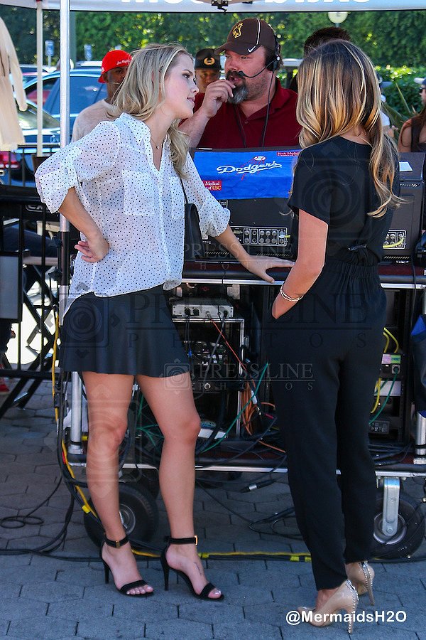 Claire Holt - 'Extra' at The Grove, Oct 7, 2013