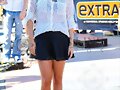 Claire Holt - &#039;Extra&#039; at The Grove, Oct 7, 2013
