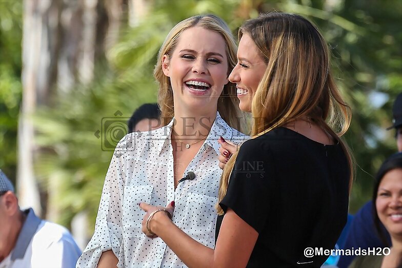 Claire Holt - 'Extra' at The Grove, Oct 7, 2013