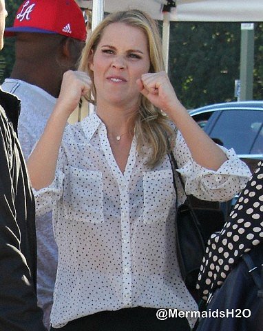 Claire Holt - 'Extra' at The Grove, Oct 7, 2013