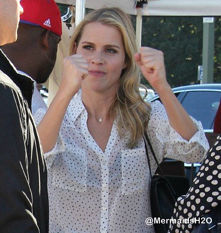 Claire Holt - 'Extra' at The Grove, Oct 7, 2013