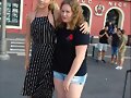 Claire Holt con fans en Nice, Francia. / June 2017