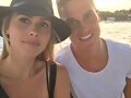 Claire Holt y su hermano David Holt. / June 2017