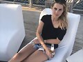 Claire Holt en Greece, Athens. / July 2017
