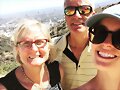 Amy Ruffle con sus padres