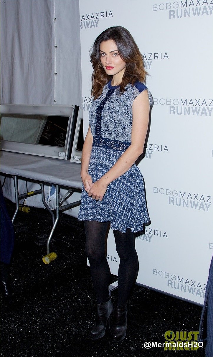 Phoebe Tonkin-Mercedes-Benz Fashion Week Fall 2014