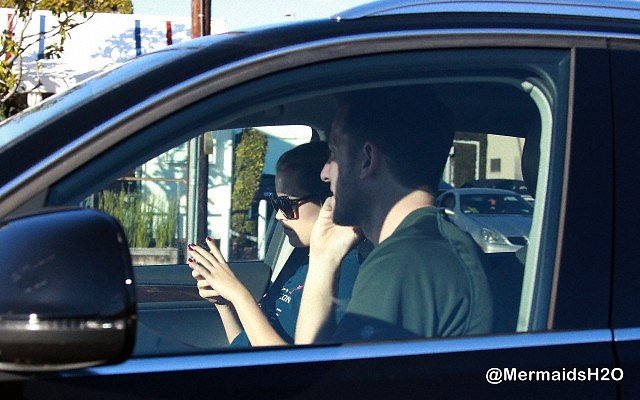 Claire Holt & Matt Kaplan in LA (Feb 15, 2014)