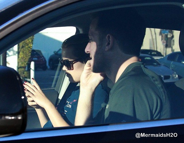Claire Holt & Matt Kaplan in LA (Feb 15, 2014)