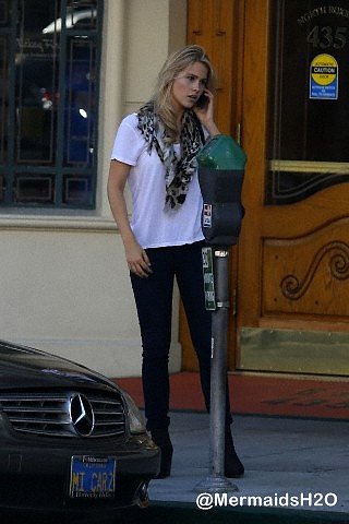 Claire Holt - Leaving a Medical Building, LA, 2014