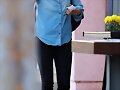 Claire Holt-Leaving Nail Salon,West Hollywood 2014