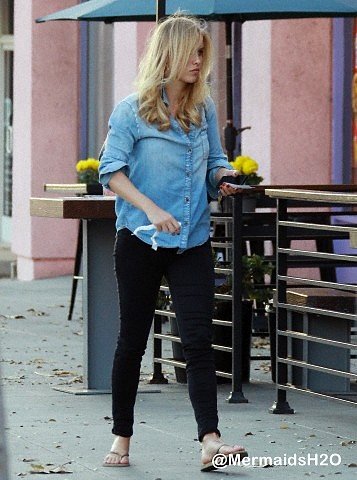 Claire Holt-Leaving Nail Salon,West Hollywood 2014