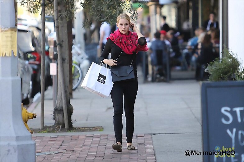 Claire Holt Grabbing Lunch at 'Joan’s,Feb 12, 2014