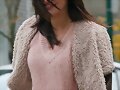 Phoebe Tonkin - Walks home in downtown Vancouver