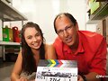 Ivy Latimer y el creador de H2O y Mako Mermaids