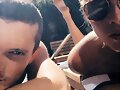 Claire Holt con su amigo Luke Baines