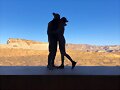 Claire Holt y novio Andrew Joblon en Lake Powell