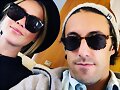 Claire Holt y novio Andrew Joblon en Lake Powell