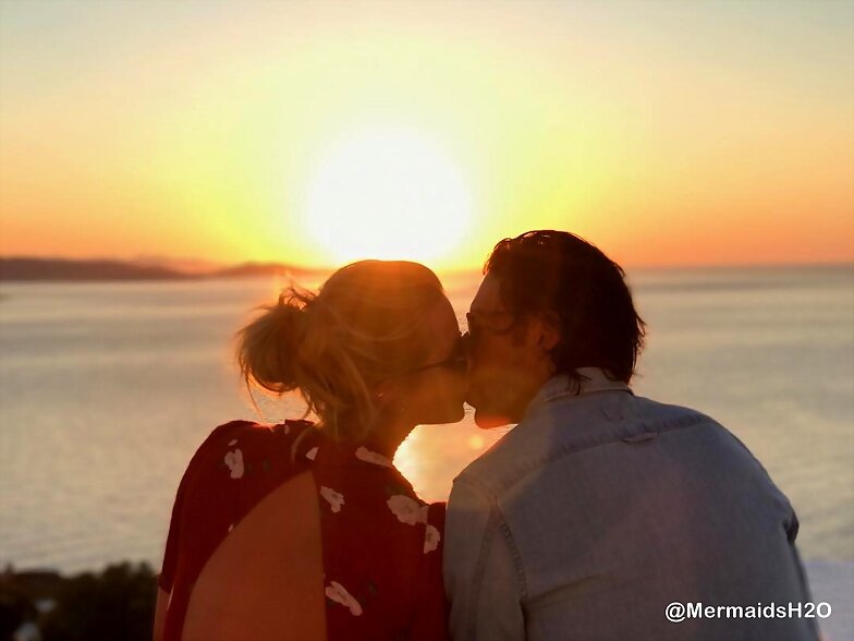 Claire Holt y su prometido Andrew Joblon | 2017