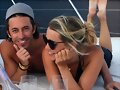 Claire Holt y su prometido Andrew Joblon | 2017