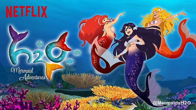 H2O: Aventuras De Sirenas disponible en Netlflix.
