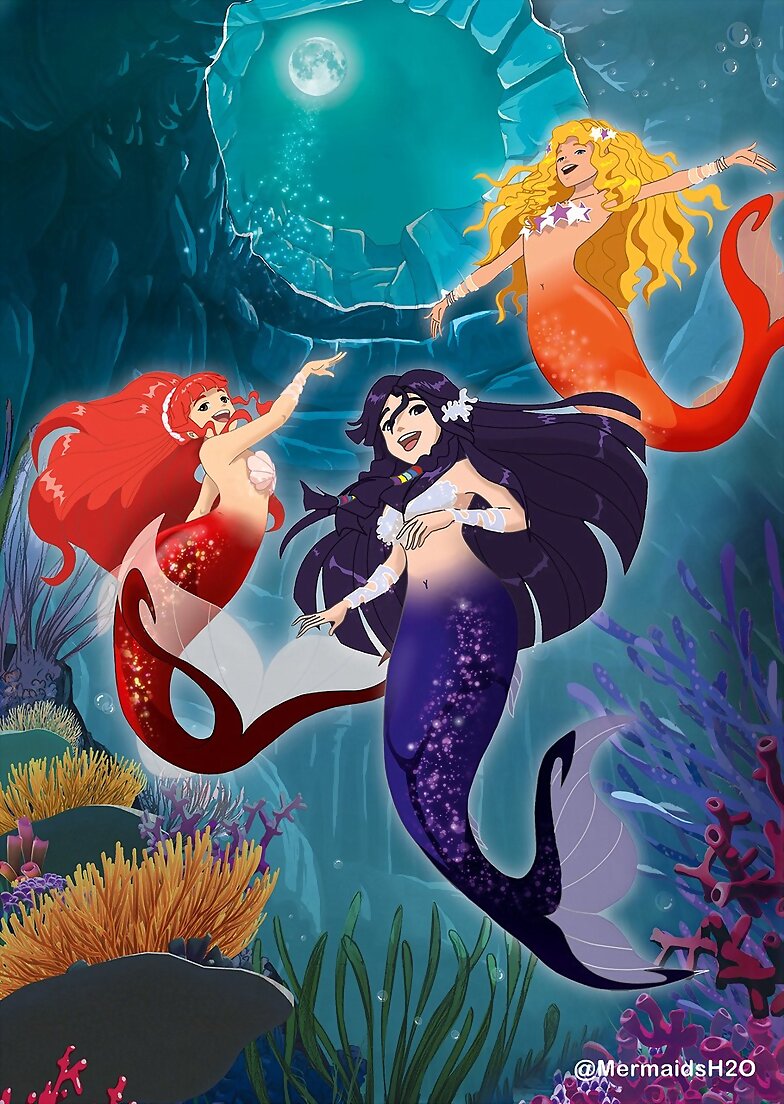 H2O: Aventuras De Sirenas disponible en Netlflix.