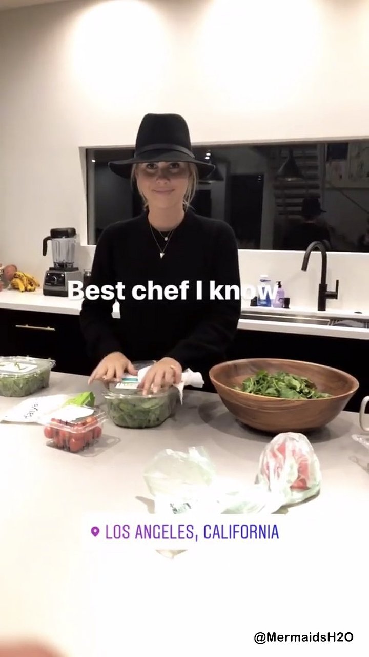 Claire Holt - Instagram Story January 2018