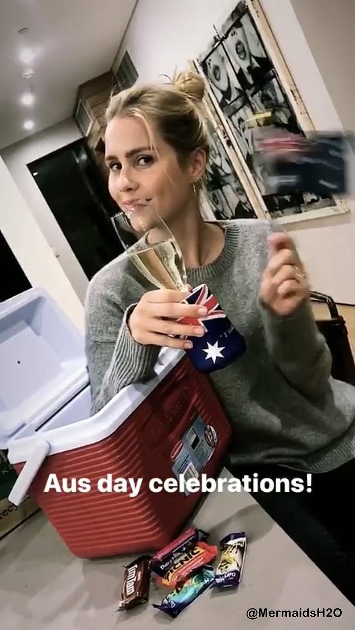 Claire Holt - Instagram Story January 2018