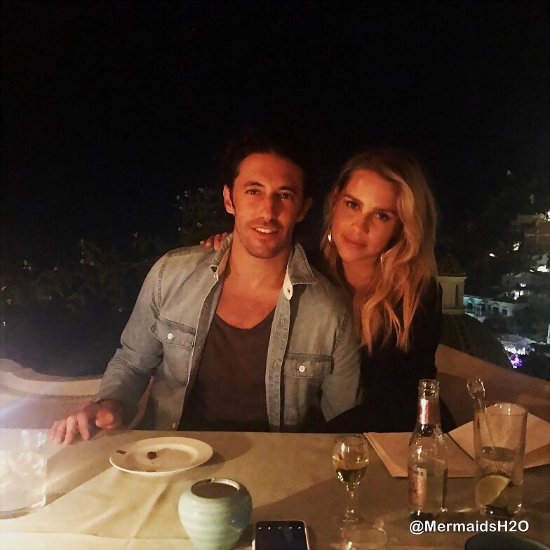 Claire Holt y su prometido Andrew Joblon | 2018