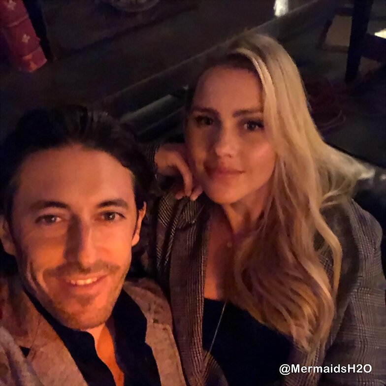 Claire Holt y su prometido Andrew Joblon | 2018