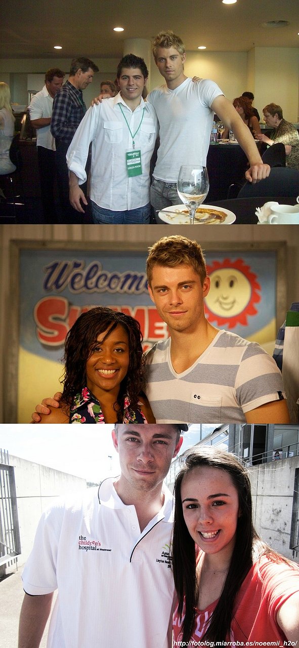 Luke Mitchell con sus fans!