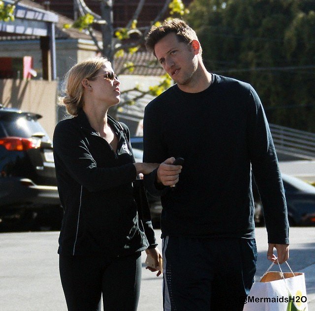 Claire Holt & Matt Kaplan en LA (April 26, 2014)
