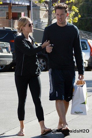 Claire Holt & Matt Kaplan en LA (April 26, 2014)