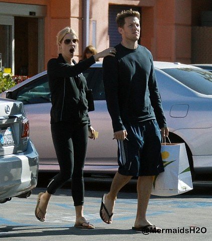 Claire Holt & Matt Kaplan en LA (April 26, 2014)
