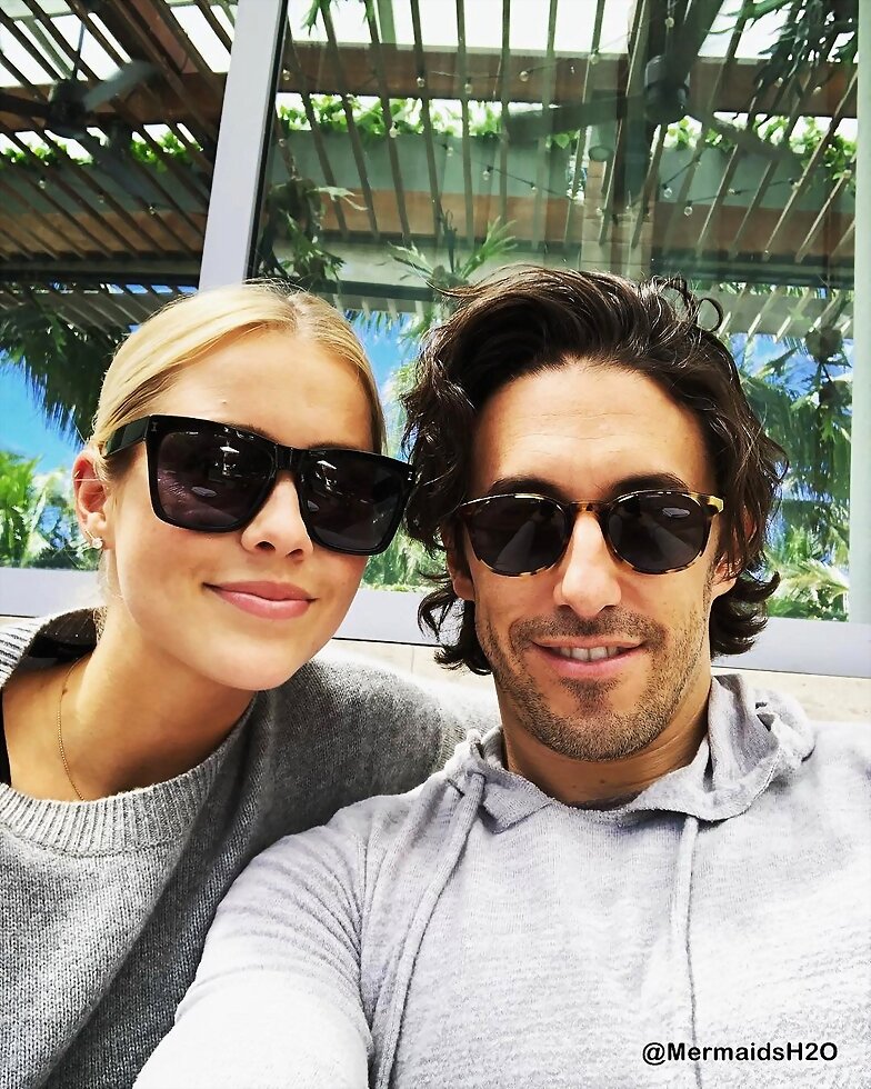 Claire Holt y su prometido Andrew Joblon | 2018