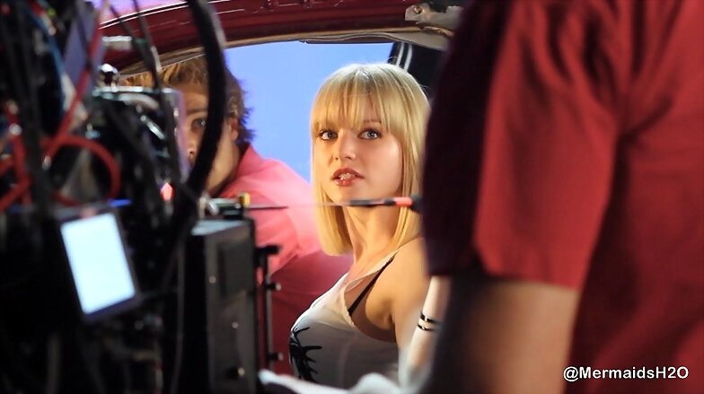 Cariba Heine behind the scenes en la pelicula Bait