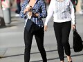 Claire Holt y su madre en West Hollywood, May 2014