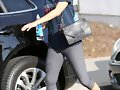 Claire Holt saliendo del gym en LA, May 8, 2014