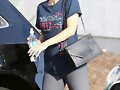 Claire Holt saliendo del gym en LA, May 8, 2014