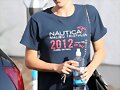 Claire Holt saliendo del gym en LA, May 8, 2014