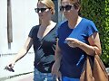 Claire Holt y su madre en Los Angeles, May 14,2014