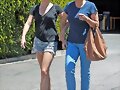 Claire Holt y su madre en Los Angeles, May 14,2014