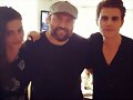 Phoebe Tonkin &amp; Paul Wesley en US Open, Aug 2014