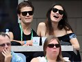 Phoebe Tonkin &amp; Paul Wesley en US Open, Aug 2014