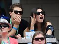 Phoebe Tonkin &amp; Paul Wesley en US Open, Aug 2014