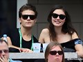 Phoebe Tonkin &amp; Paul Wesley en US Open, Aug 2014